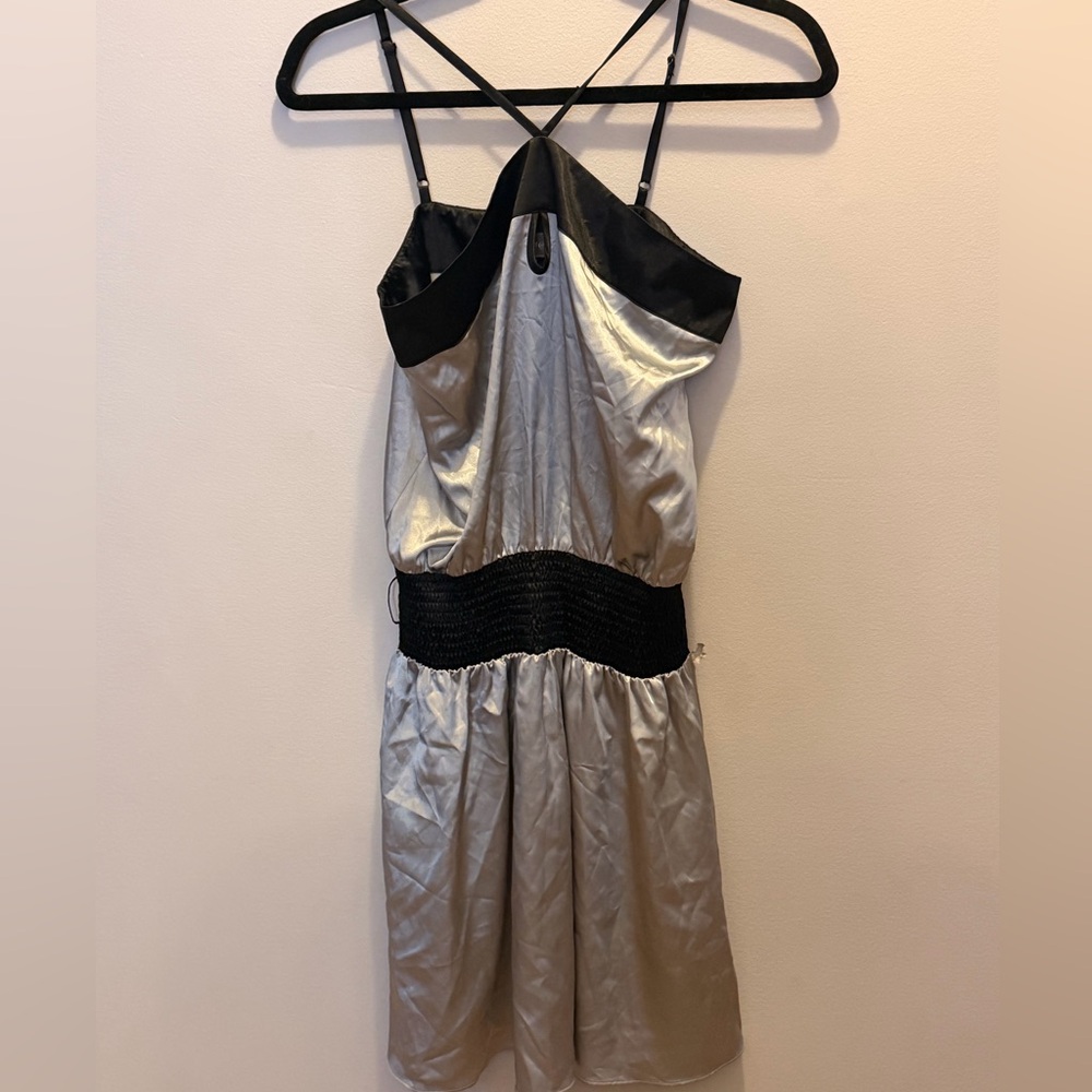 Forever 21  Black and Silver Blue Dress